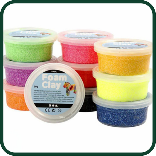 Foam clay