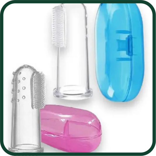 Silicone gum massager